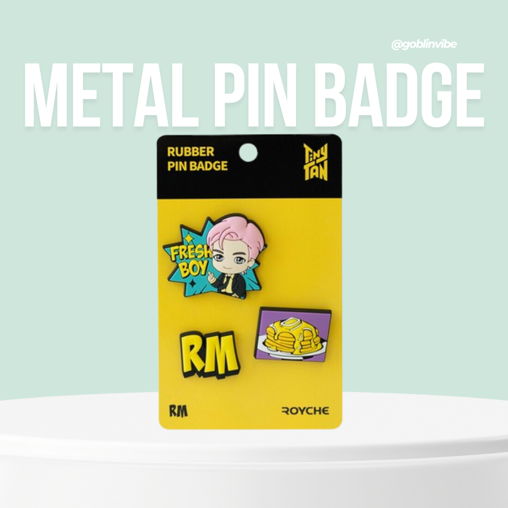 TinyTAN Butter Metal Pin Badge