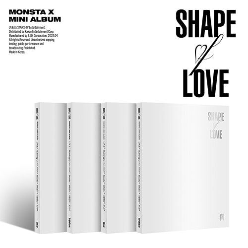 MONSTA X - 11th Mini Album [SHAPE of LOVE]