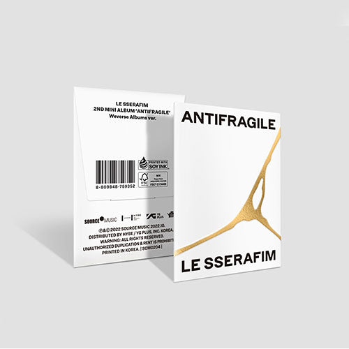 LE SSERAFIM - 2nd Mini Album [ANTIFRAGILE] [Weverse Albums Ver.]