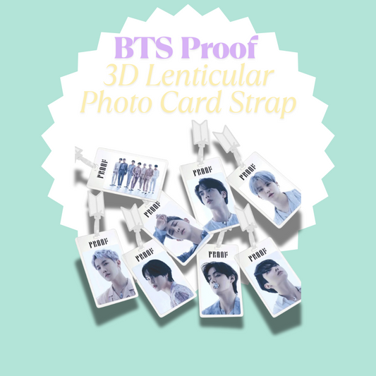 BTS Proof 3D Lenticular Photo Card Strap