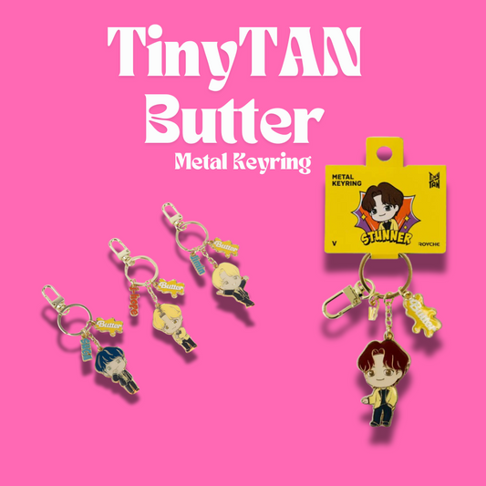 TinyTAN Butter Metal Keyring